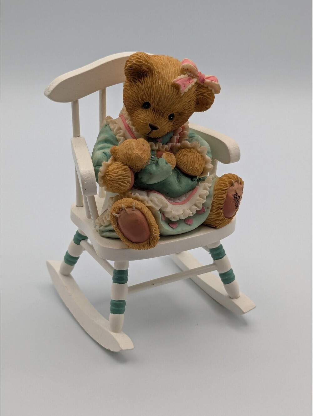 Cherished Teddies Lori and Samantha Rock-A-Bye Baby (101678) 2002
